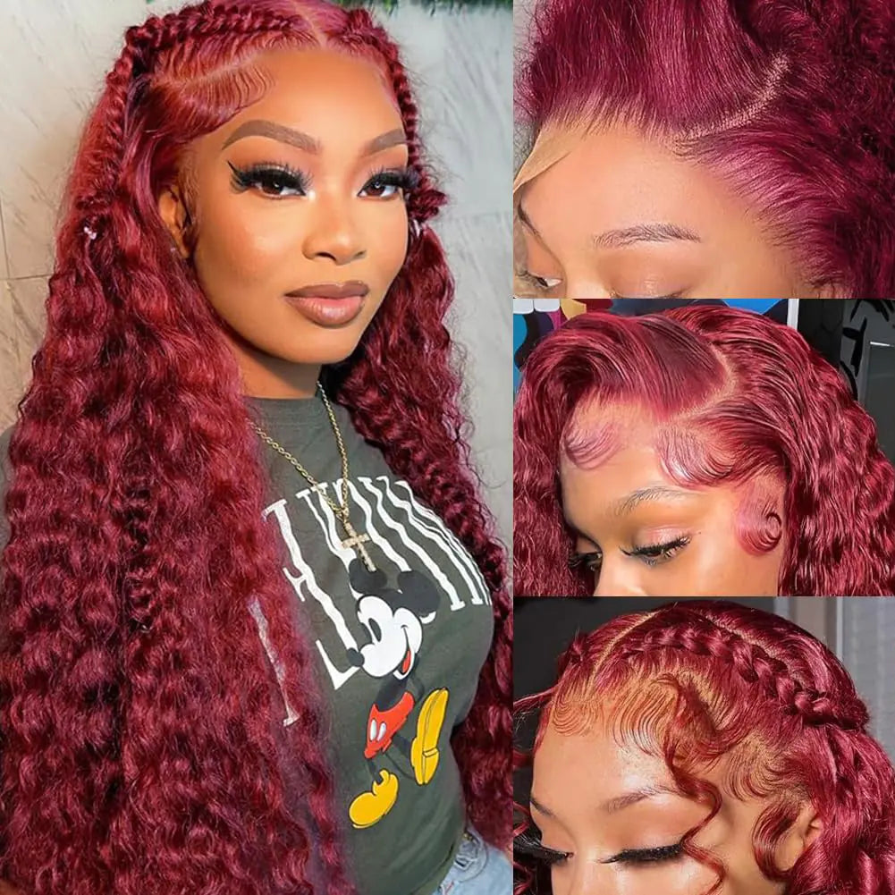 Burgundy Brazilian Lace Wig